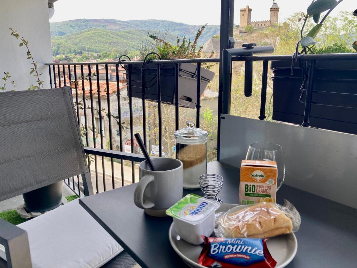 Aux 4 Logis Appart-Hotel - Studio Le Roof - Une Vue Splendide - Petit Dejeuner Inclus 1Ere Nuit Foix Exterior foto